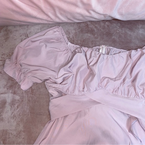 Pink High Low Ruffle Dress - Picture 4 of 4